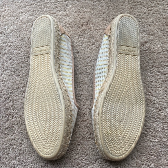 Sperry Top-Sider Slip-On Sand and Gold Striped Espadrilles - Picture 4 of 4